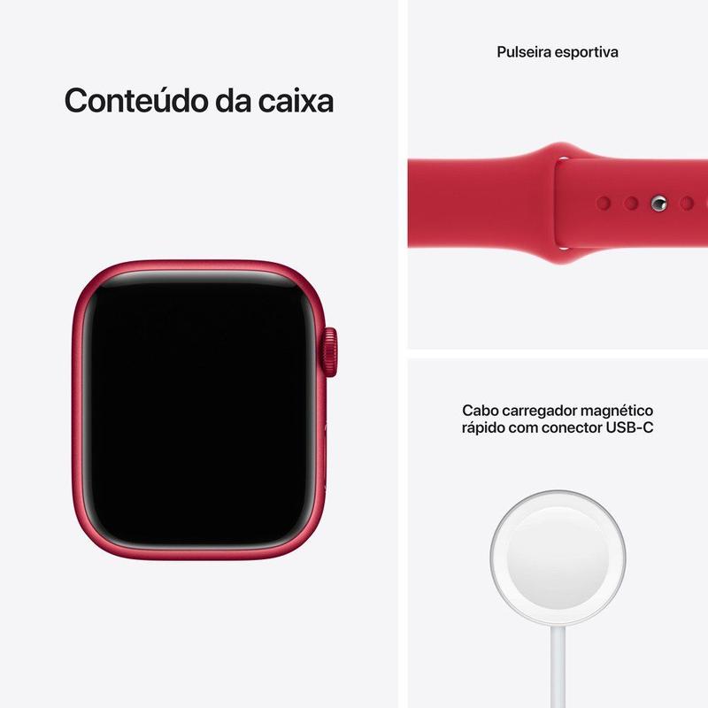 【専用】AppleWatch 7 GPS 45㎜ product RED Apple Watch Series 7 45mm GPS Caixa (PRODUCT)RED - Alumínio